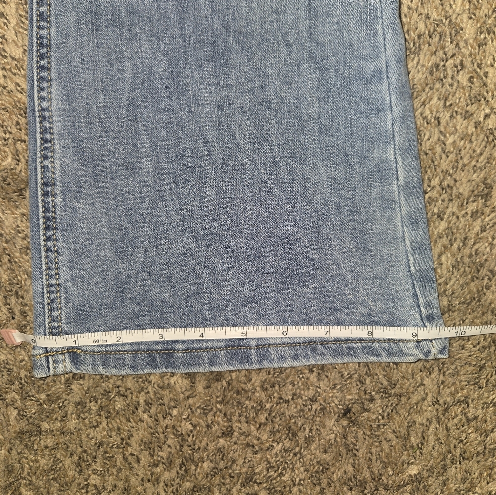 Classic Blue Flare Jeans for Women - Picture 7 of 8